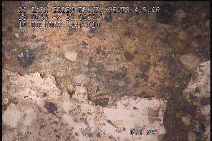 Surface Spalling, from 09 to 03 o'clock, within 8 inches of joint: YES, Start - PEELING CONCRETE SEVERE AGG ATTCHED