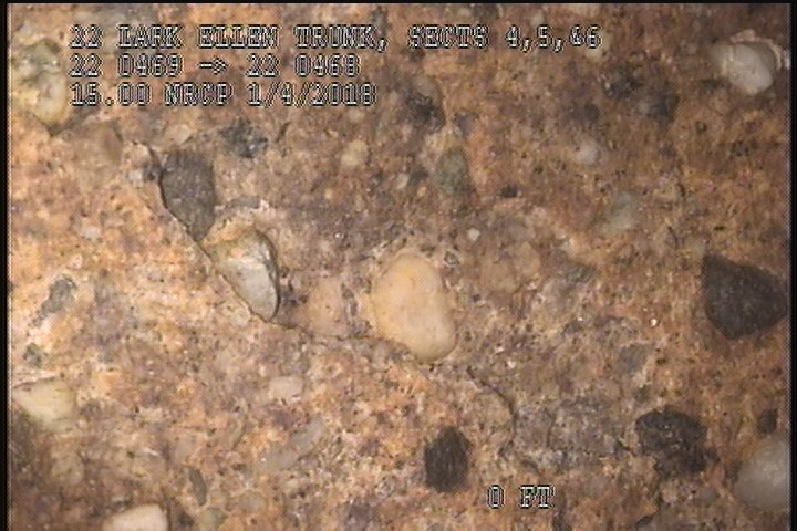 Surface Spalling, from 09 to 03 o'clock, within 8 inches of joint: YES, Start - PEELING CONCRETE SEVERE AGG ATTCHED