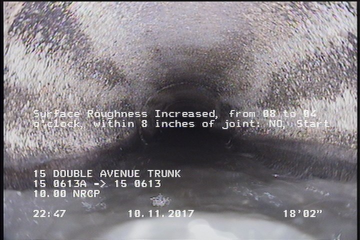 Surface Roughness Increased, from 08 to 04 o'clock, within 8 inches of joint: NO, Start