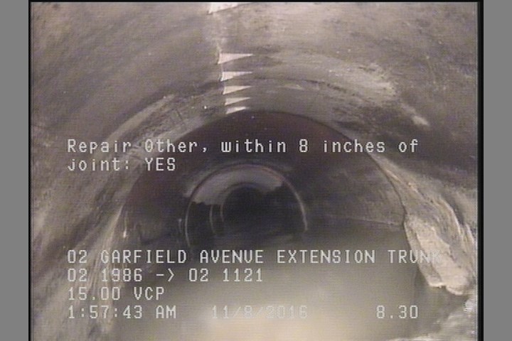 Repair Other, within 8 inches of joint: YES