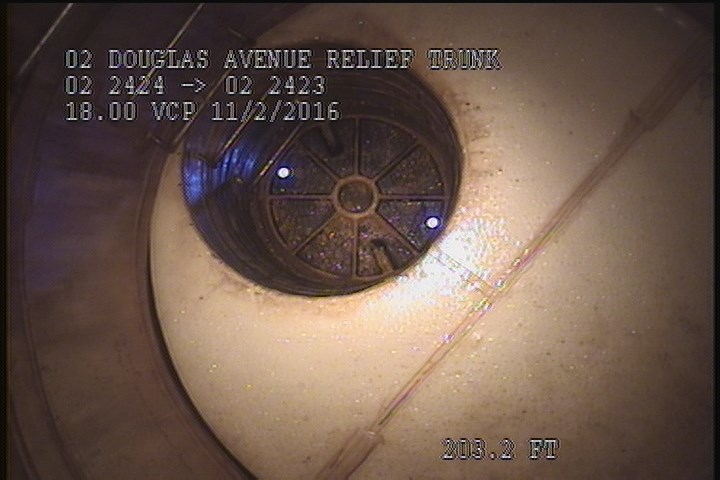 Downstream Manhole, Survey Ends - 01:00PM