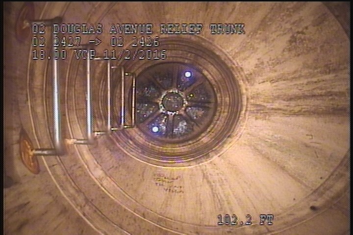 Downstream Manhole, Survey Ends - 10:30AM