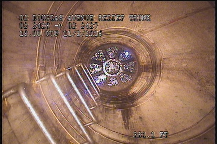 Downstream Manhole, Survey Ends - 10:20AM