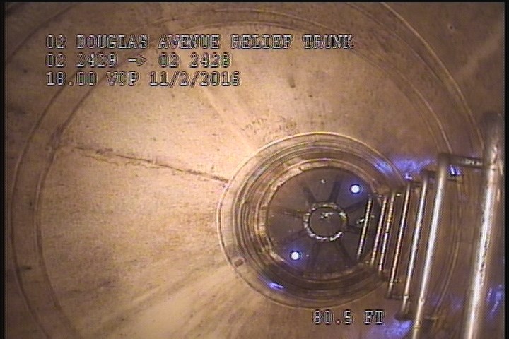 Downstream Manhole, Survey Ends - 10:03AM