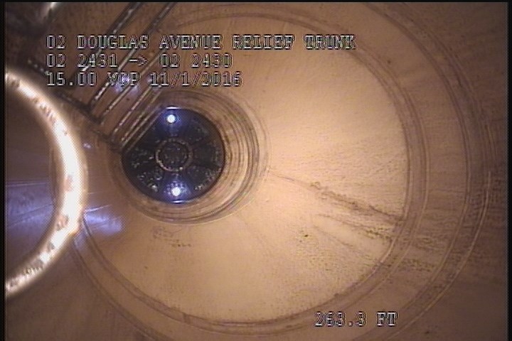 Downstream Manhole, Survey Ends - 11:34AM