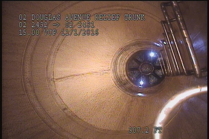 Downstream Manhole, Survey Ends - 11:19AM