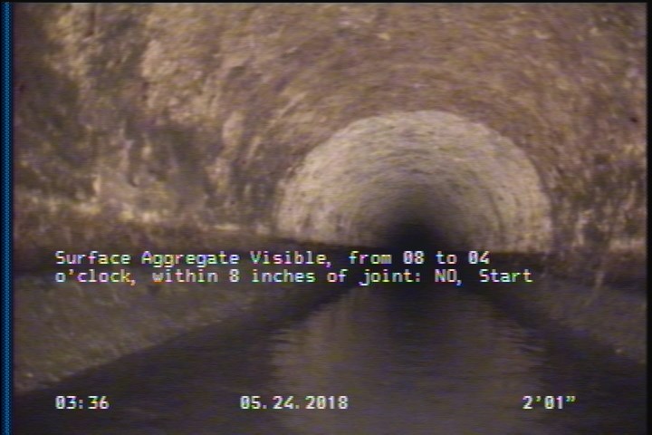 Surface Aggregate Visible, from 08 to 04 o'clock, within 8 inches of joint: NO, Start