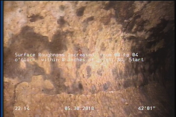 Surface Roughness Increased, from 08 to 04 o'clock, within 8 inches of joint: NO, Start