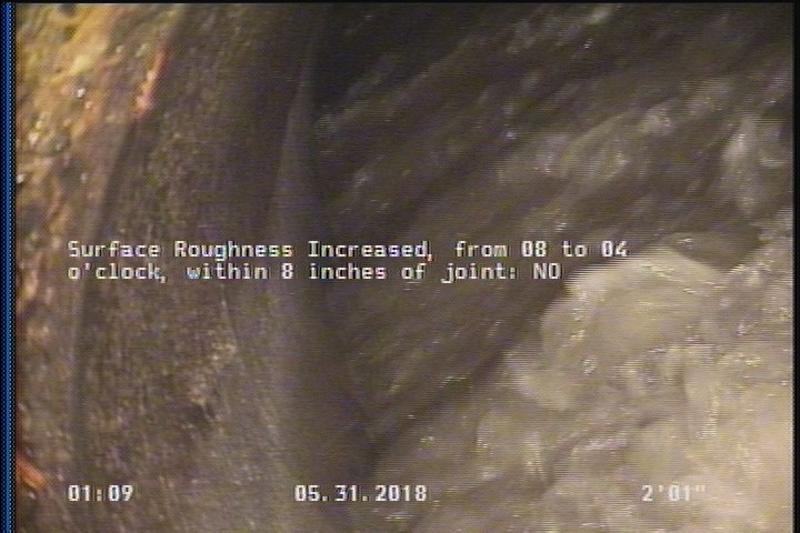 Surface Roughness Increased, from 08 to 04 o'clock, within 8 inches of joint: NO