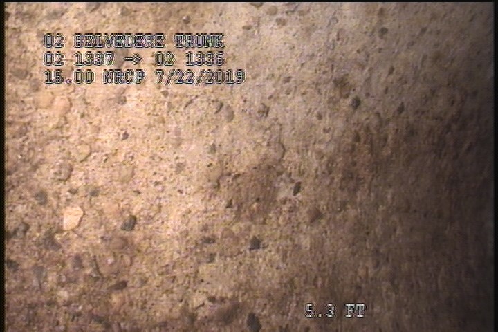 Surface Spalling, from 08 to 04 o'clock, within 8 inches of joint: YES, Start