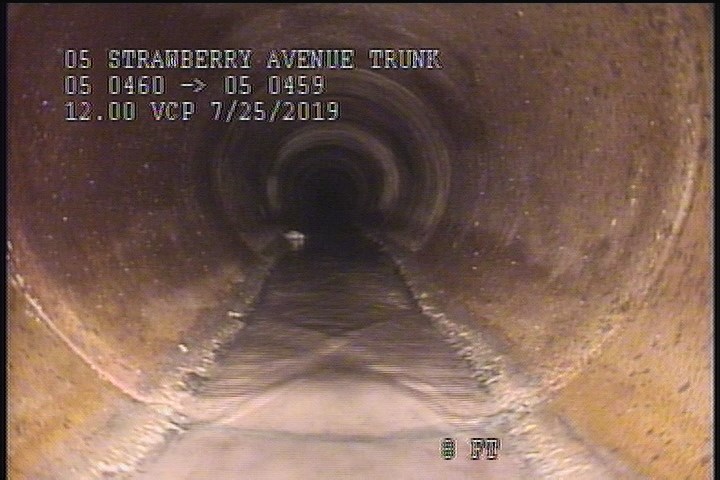 Deposits Attached Grease, 5 %of cross sectional area, from 05 to 07 o'clock, , within 8 inches of joint: YES, Start