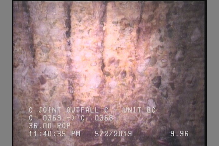 Surface Reinforcement Visible, from 09 to 03 o'clock, within 8 inches of joint: YES, Start