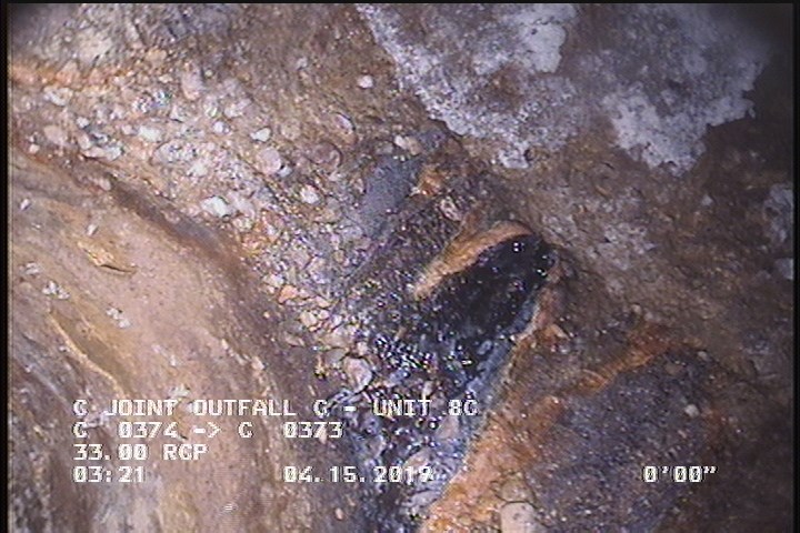 Infiltration Runner, at 12 o'clock, within 8 inches of joint: YES