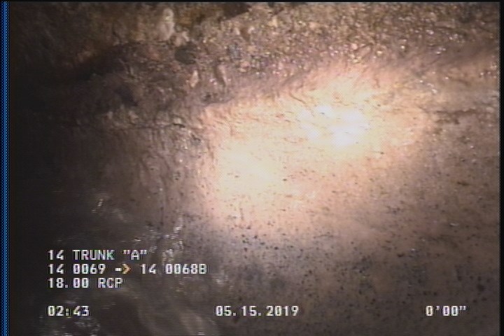 Deposits Attached Grease, 5 %of cross sectional area, from 03 to 09 o'clock, , within 8 inches of joint: YES, Start