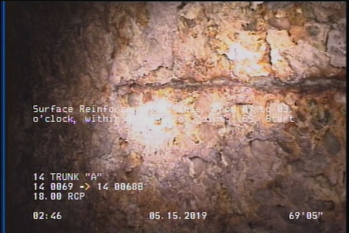Surface Reinforcement Visible, from 09 to 03 o'clock, within 8 inches of joint: YES, Start