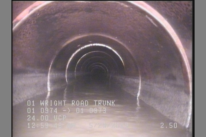 Deposits Attached Grease, 5 %of cross sectional area, from 03 to 09 o'clock, , within 8 inches of joint: YES, Start