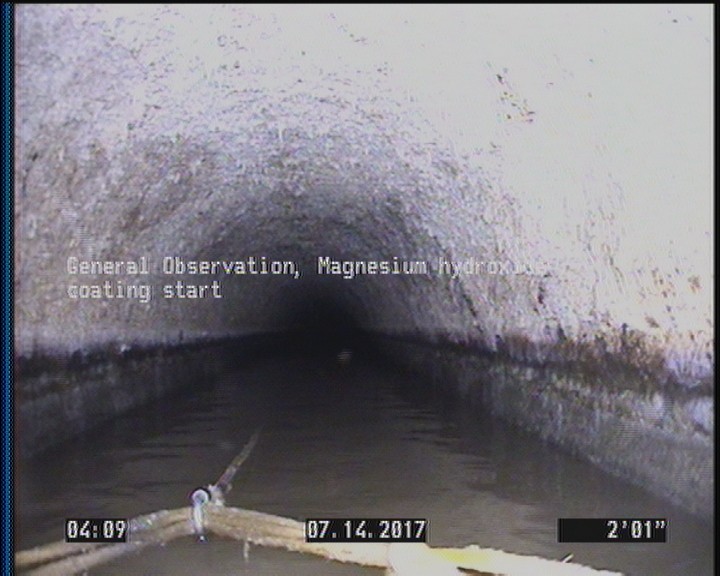 General Observation - Magnesium hydroxide coating start