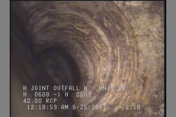 Survey Abandoned - DOWN LEG OF THE U/S SIPHON