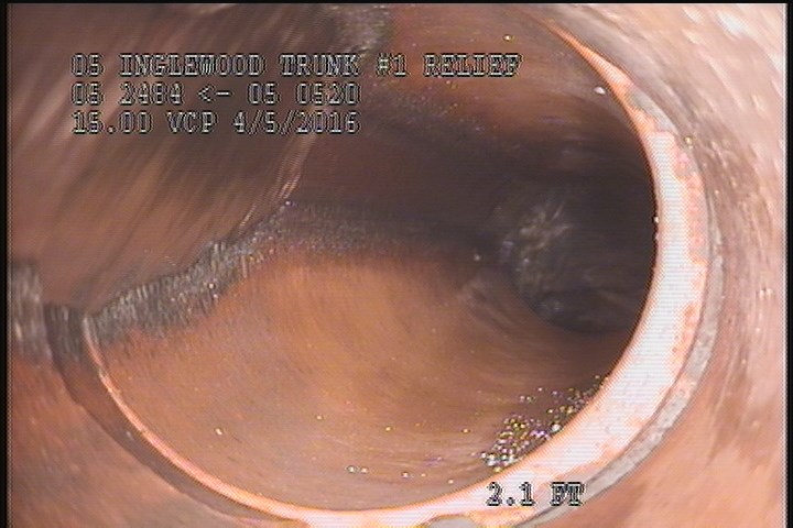 Downstream Manhole, Survey Ends - 12:22 PM