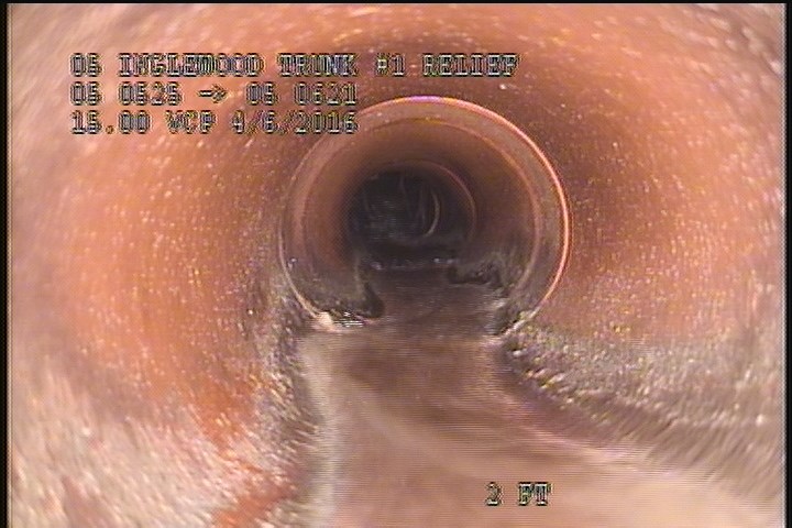 Upstream Manhole, Survey Begins - 9:15 AM