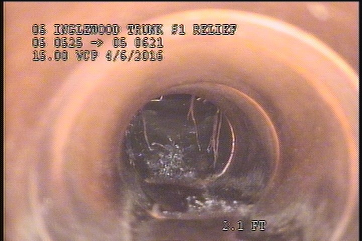 Upstream Manhole, Survey Ends - ABLE TO SEE MH. 621