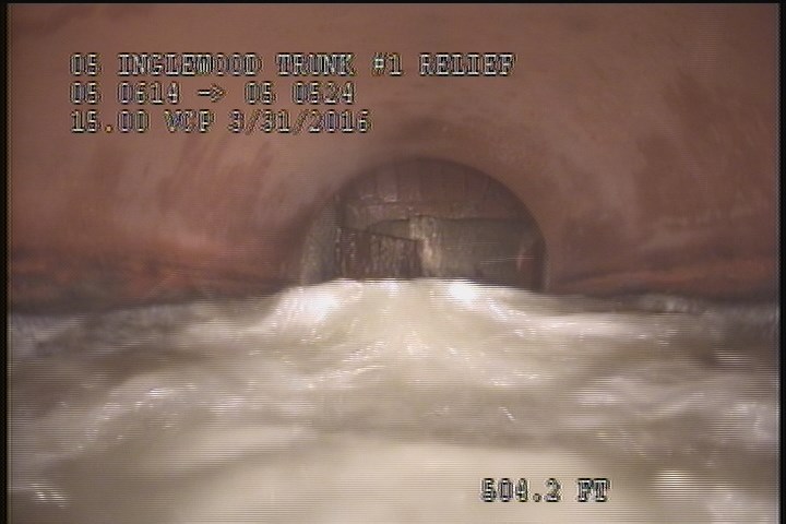 Water Level, Sag in pipe, 45 %of cross sectional area, Start