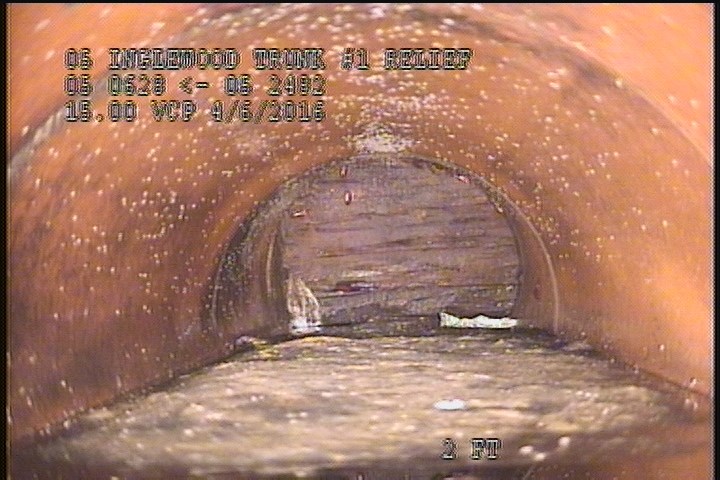 Downstream Manhole, Survey Ends - STOPLOG IN PLACE AT THE U/S MH.