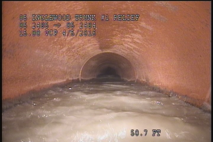 Water Level, 50 %of cross sectional area