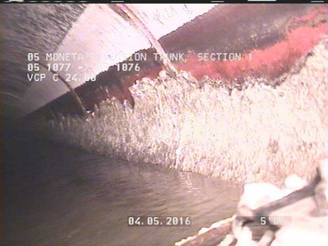 Deposits Attached Grease, 5 %of cross sectional area, from 03 to 09 o'clock, , within 8 inches of joint: YES, Start