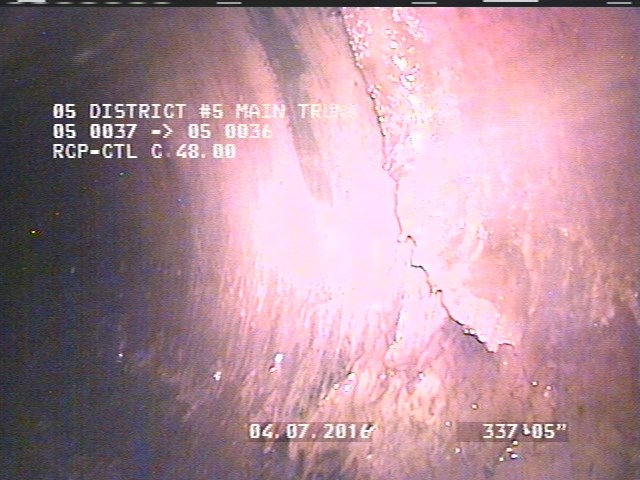 Deposits Attached Grease, 10 %of cross sectional area, from 08 to 04 o'clock, , within 8 inches of joint: NO
