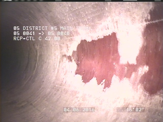 General Observation - WHITE BUILD UP GROWING ON PIPE