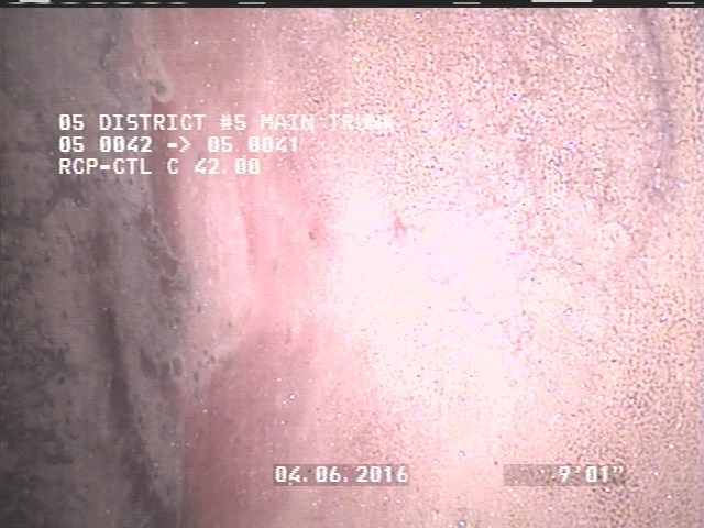 General Observation - WHITE BULDUP GROWING ON PIPE