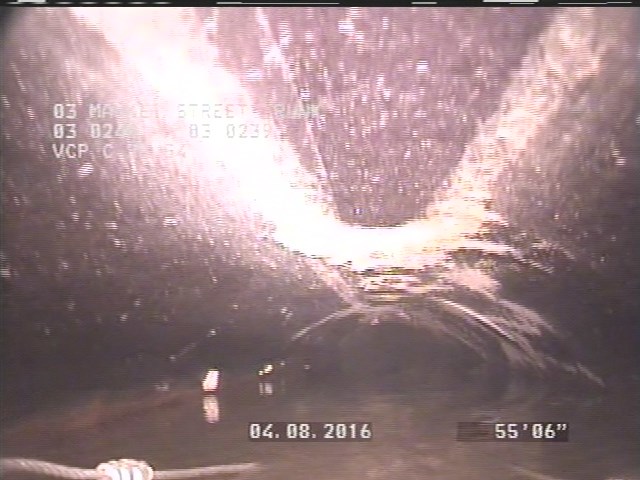 Water Level, Sag in pipe, 90 %of cross sectional area, Change