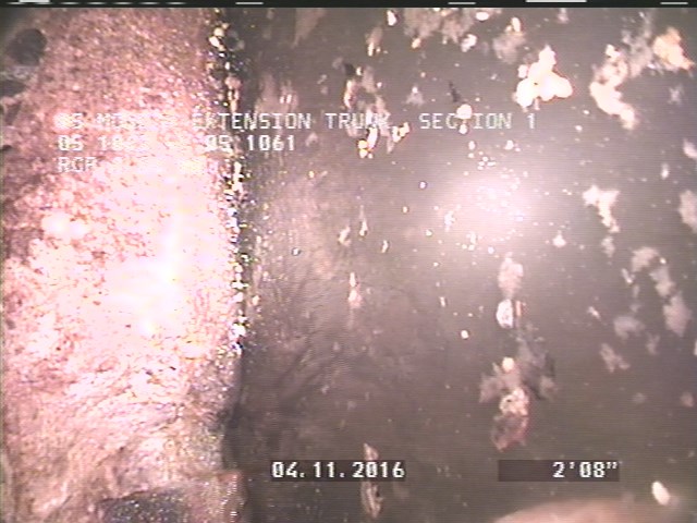 Survey Abandoned - DOWNLEG UPSTREAM SIPHON WEST