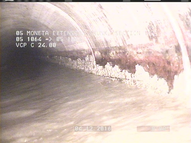 Deposits Attached Grease, 5 %of cross sectional area, from 05 to 07 o'clock, , within 8 inches of joint: YES, Start