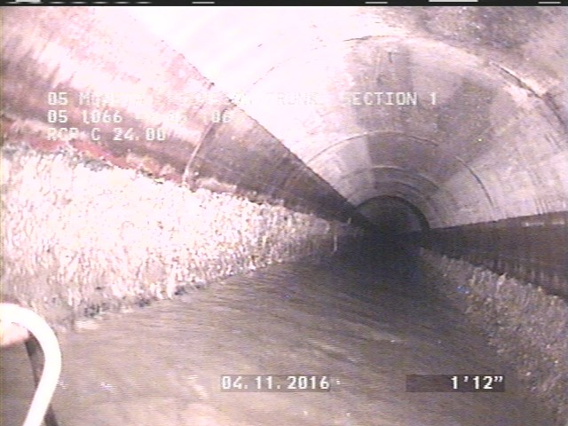 Deposits Attached Grease, 5 %of cross sectional area, from 03 to 09 o'clock, , within 8 inches of joint: YES, Start