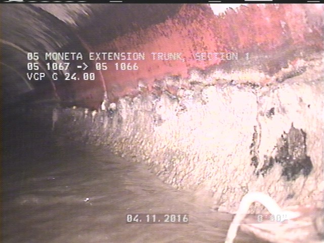 Deposits Attached Grease, 5 %of cross sectional area, from 03 to 09 o'clock, , within 8 inches of joint: YES, Start