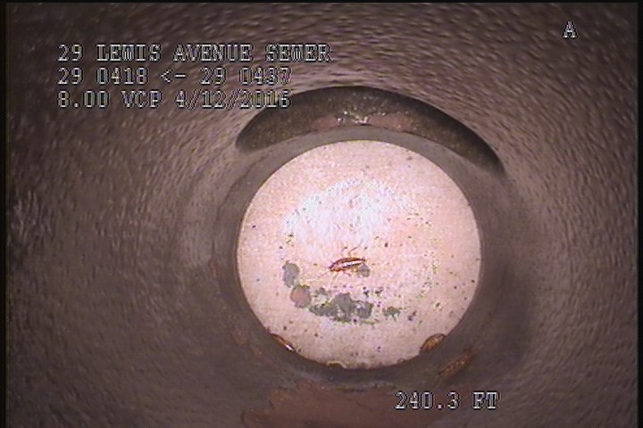 Upstream Manhole, Survey Ends - LAMP HOLE