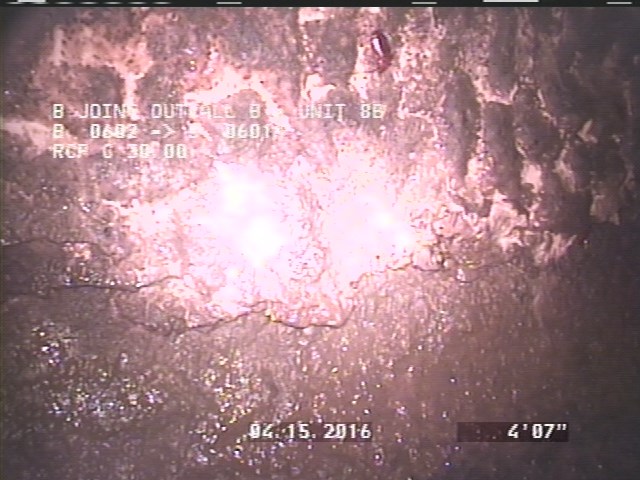 Surface Spalling, from 08 to 04 o'clock, within 8 inches of joint: YES, Start - PEELING LAITANCE COAT UNDER MAG COAT