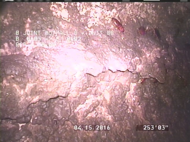 Surface Spalling, from 08 to 04 o'clock, within 8 inches of joint: YES - PELING BLISTERING LAITANCE COAT