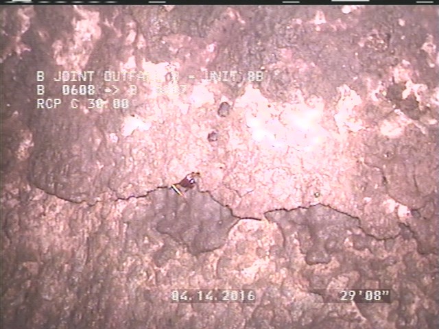 Surface Spalling, from 08 to 04 o'clock, within 8 inches of joint: YES, Start - PEELING BLISTERING LAITANCE COAT