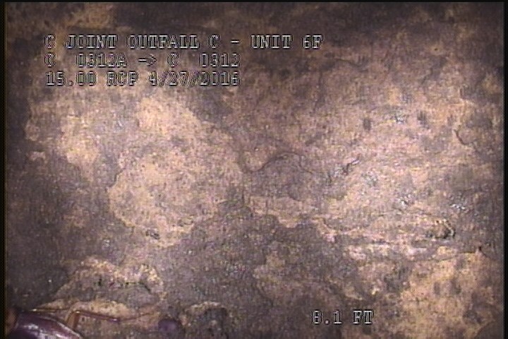 Surface Spalling, from 08 to 04 o'clock, within 8 inches of joint: NO, Start