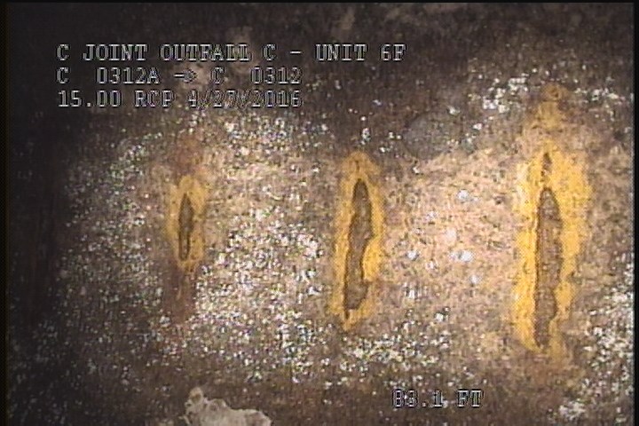 Surface Reinforcement Visible, at 01 o'clock, within 8 inches of joint: NO