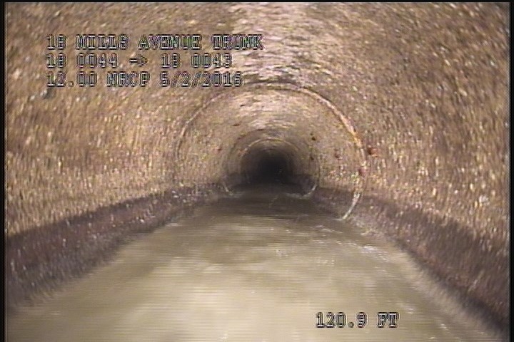 Upstream Manhole, Survey Begins - 9:00 AM