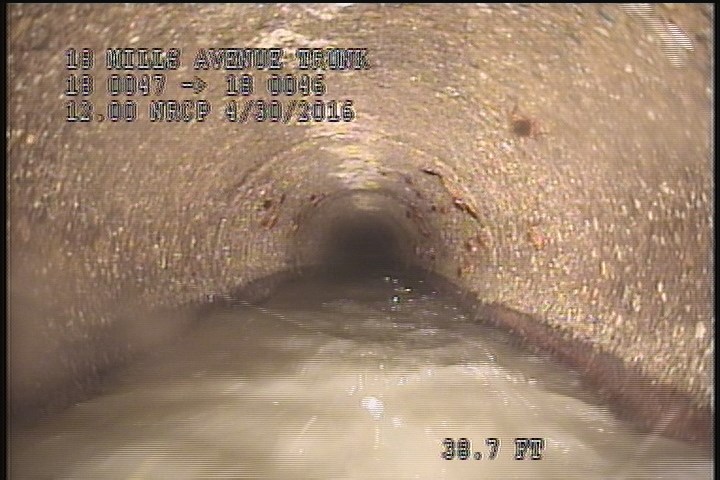 Upstream Manhole, Survey Begins - 8:30 AM