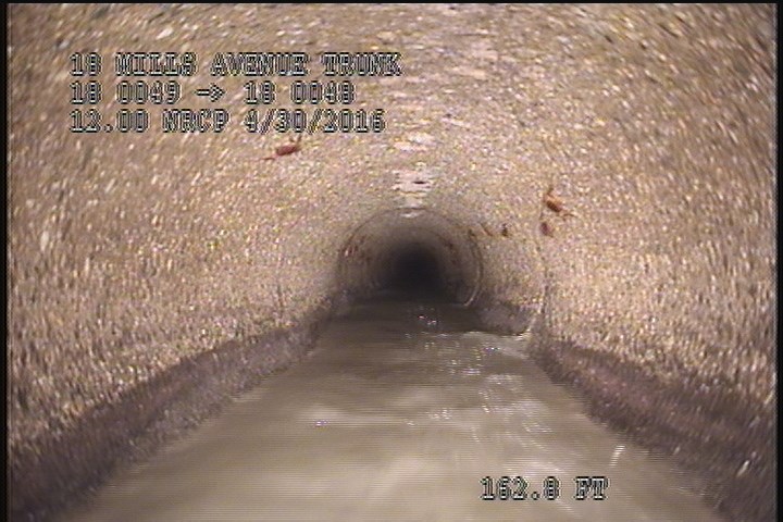 Upstream Manhole, Survey Begins - 7:38 AM