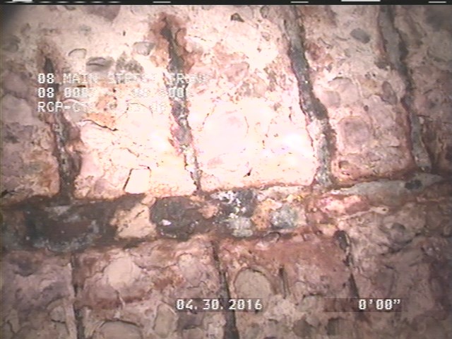 Surface Reinforcement Visible, from 11 to 02 o'clock, within 8 inches of joint: YES, Start - LONG & CIRCUM REBAR