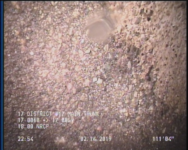 Surface Aggregate Projecting, from 08 to 04 o'clock, within 8 inches of joint: YES, Start