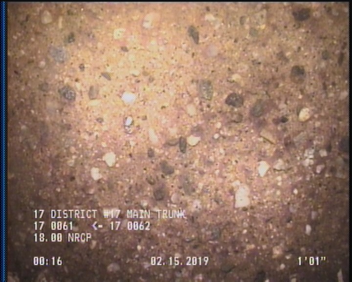 Surface Aggregate Projecting, from 08 to 04 o'clock, within 8 inches of joint: YES, Start