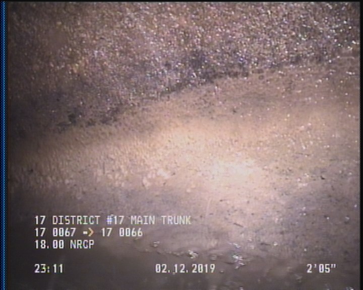 Deposits Attached Grease, 5 %of cross sectional area, from 03 to 09 o'clock, , within 8 inches of joint: YES, Start